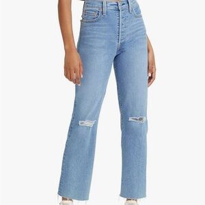 Levi's Ribcage Straight Ankle Jeans, Size 25